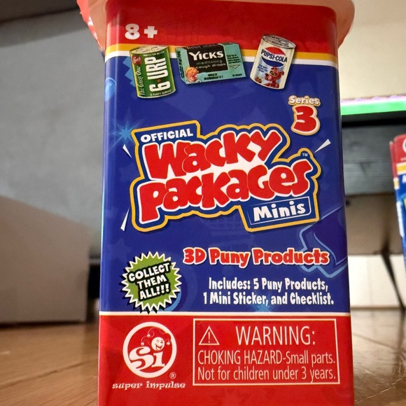 Wacky Packages 3D Minis by Topps Series 1-3 Mini Brands Series 3 Collectible Set - Picture 2 of 6